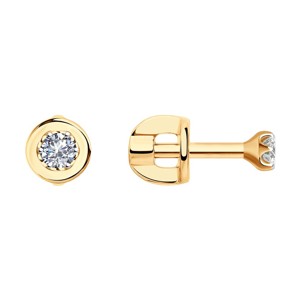 

Серьги женские из золота SOKOLOV 1021752, бриллиант, 1021752
