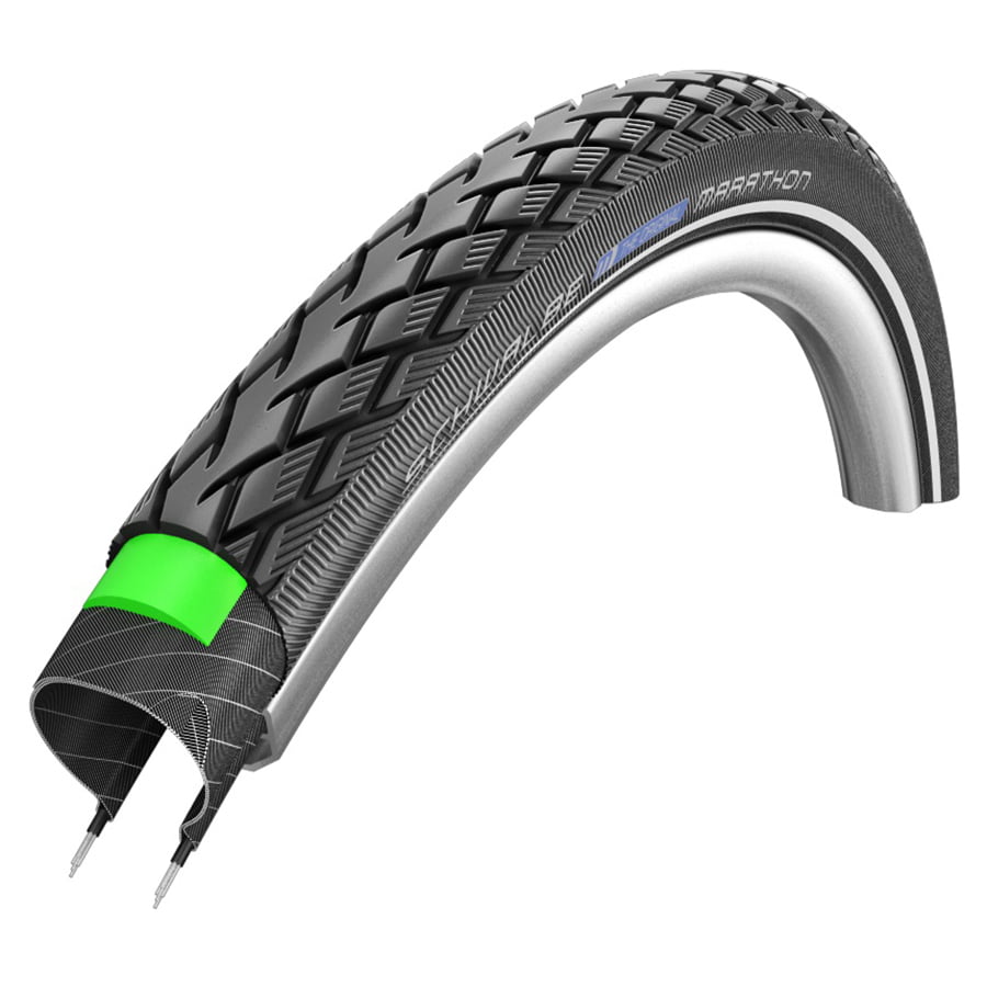 фото Велопокрышка schwalbe marathon greenguard perf.twinskin 50-559 hs420 ec 67epi 34b 26"