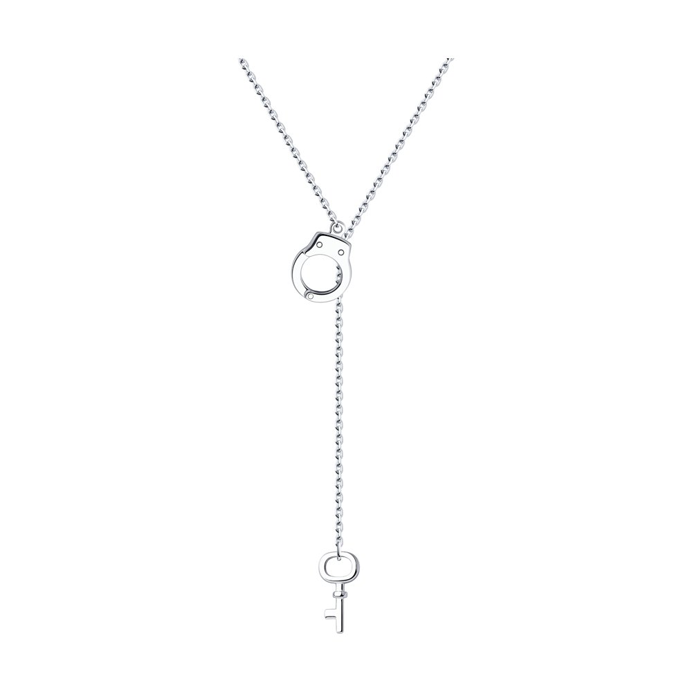 

Колье-галстук из серебра 45 см SKLV 94070410, 94070410