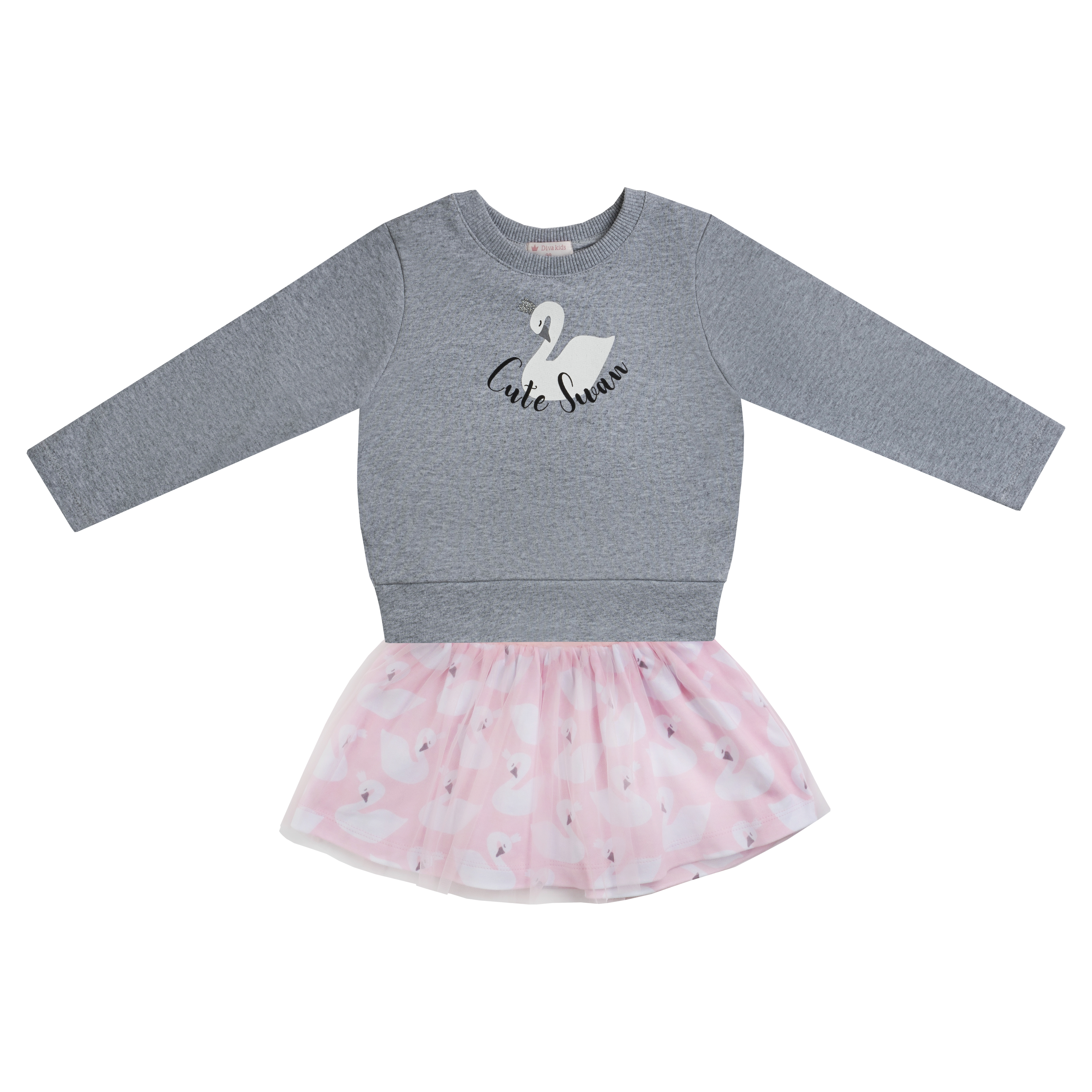 

Костюм детский Diva Kids, цв. серый р.128, DK-173