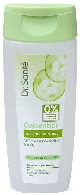 фото Тоник антибактериальный dr. sante cucumber balance control, 200 мл