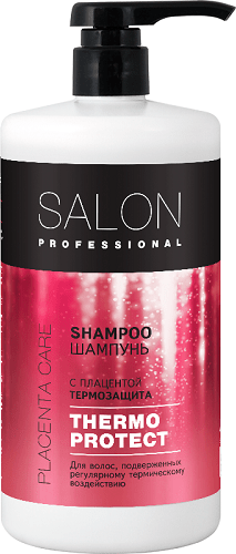 фото Salon professional шампунь для волос термозащита (termo protect), 1000 мл