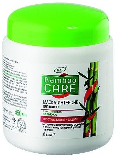 фото Маска для волос belita восстановление+защита с экстрактом бамбука 450 мл белита