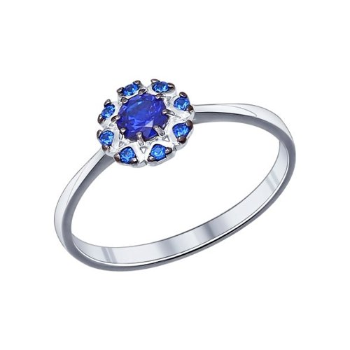 

Кольцо из серебра с корундом р. 18.5 SOKOLOV 88010007, 88010007
