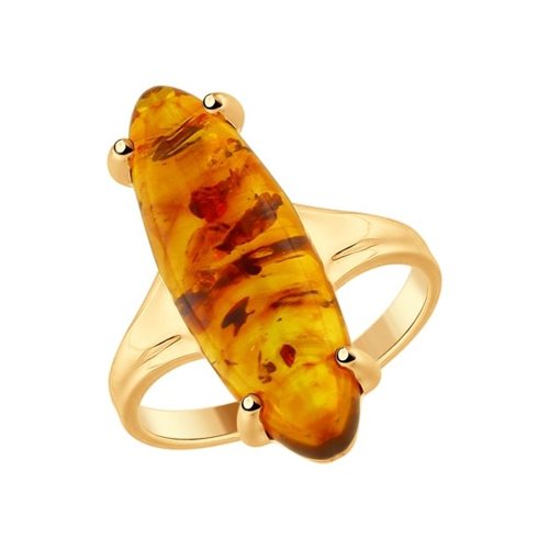 

Кольцо из серебра р. 17 SOKOLOV 83010030, янтарь, 83010030