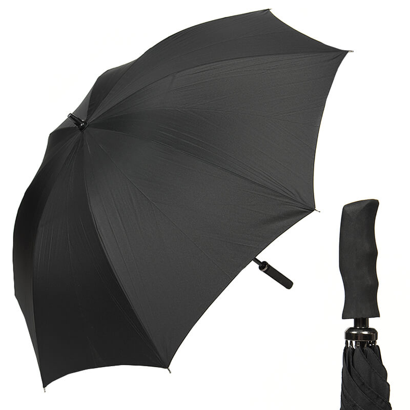 Зонт-трость мужской механический Guy De Jean Golf B черный