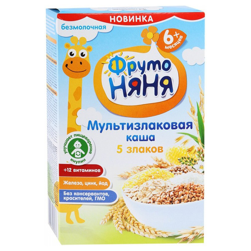 Состав каши фрутоняня пшеничная