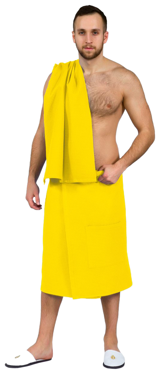 Набор текстиля для бани Арт дизайн Мужской Adi526474 onesize желтый