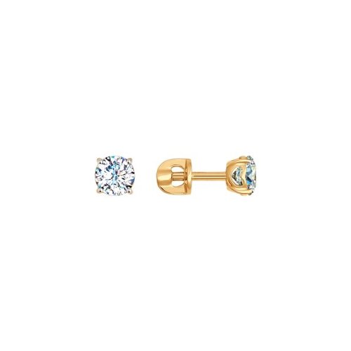 

Серьги женские из золота SOKOLOV 81020228, фианит, 81020228