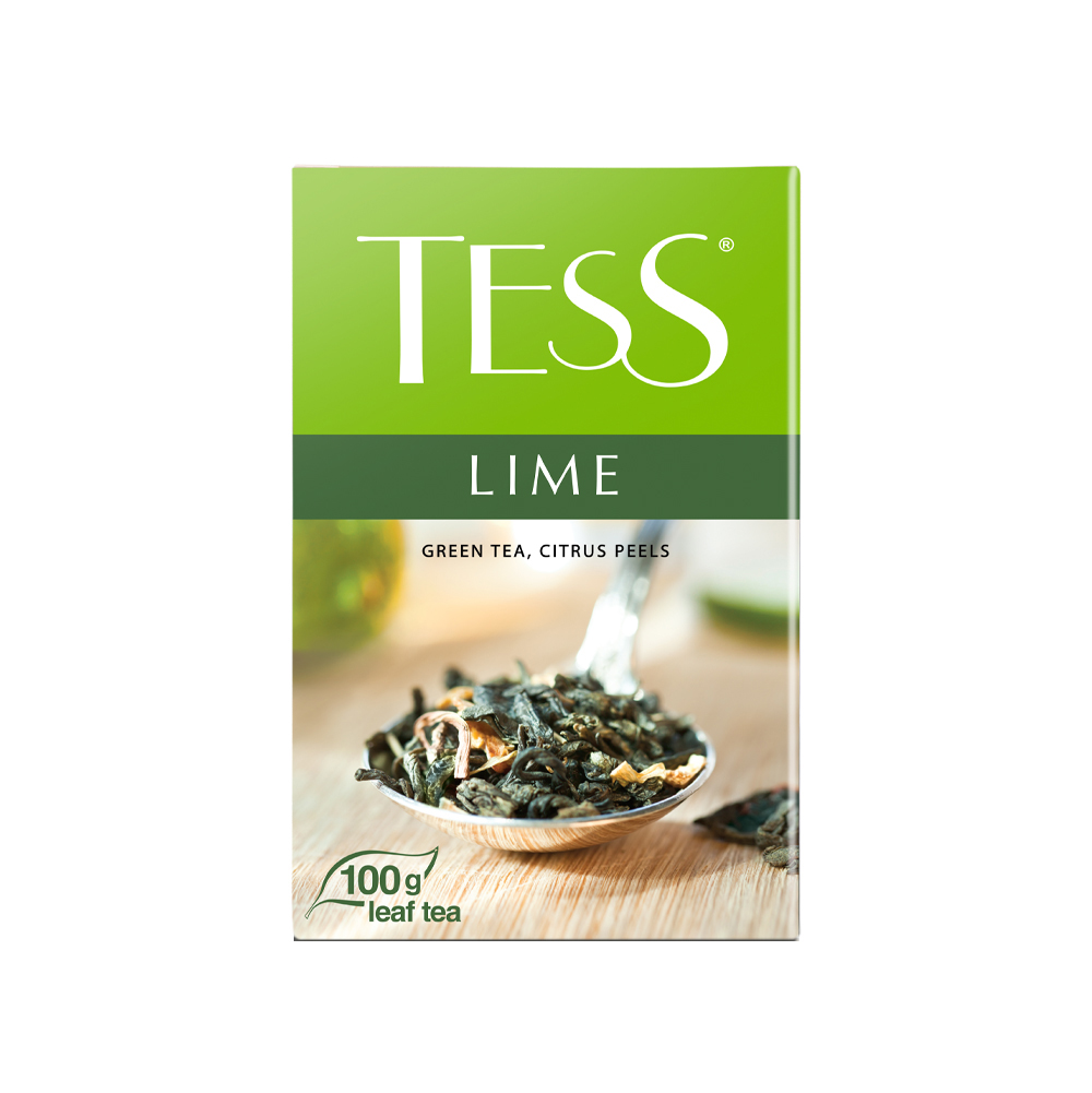 фото Чай зеленый листовой tess style 100 г