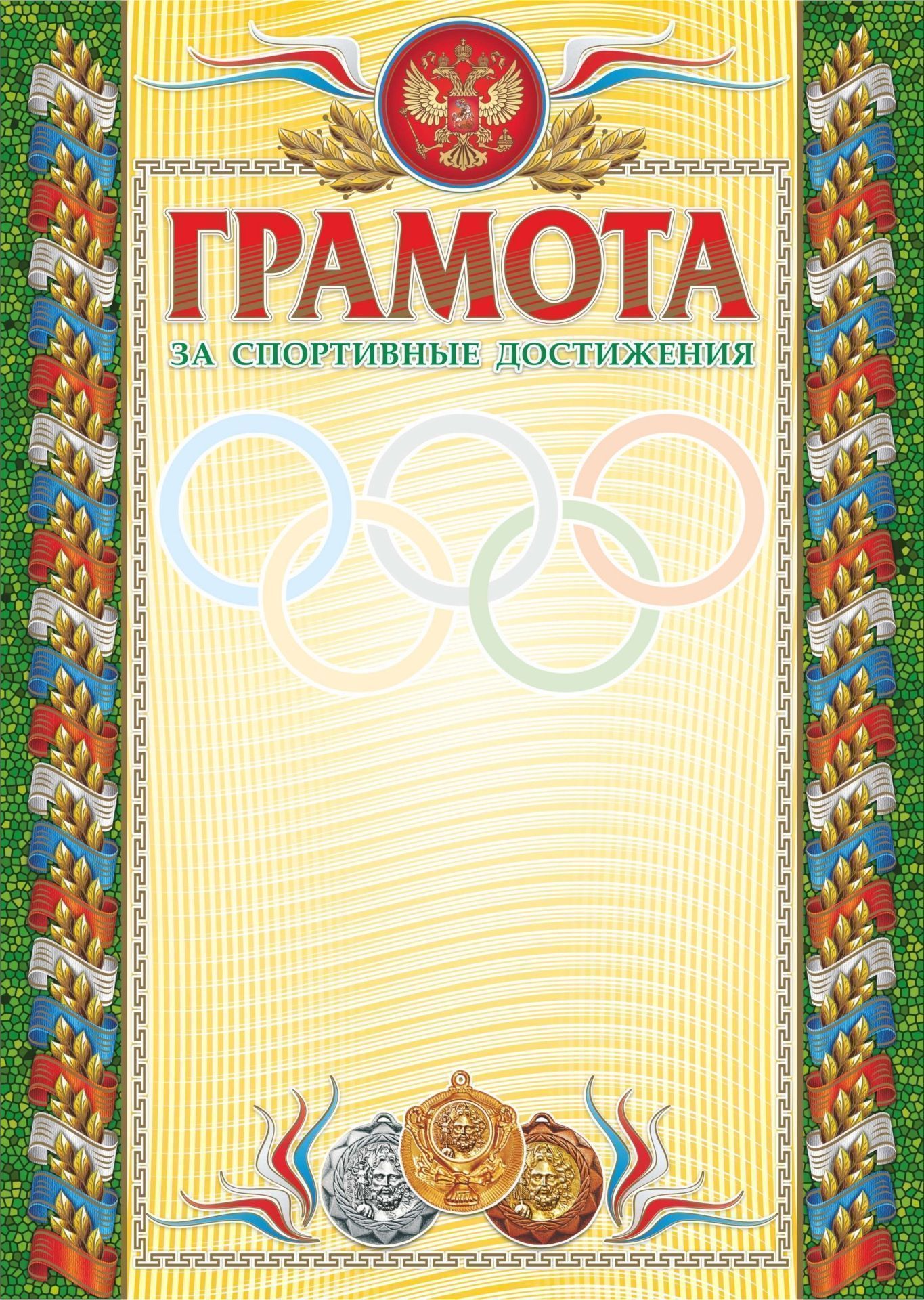 

Грамота за спортивные достижения (бронза) (взрослая)