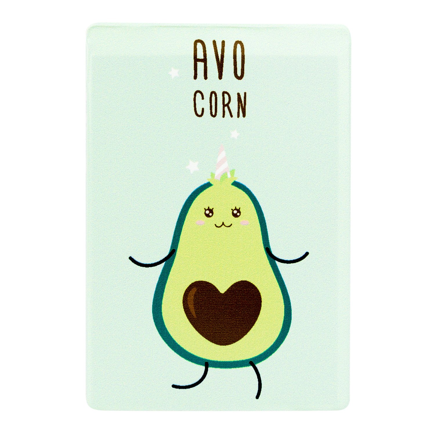 

Обложка для проездного Kawaii Factory KW065 Avocorn голубая, KW065 Avocorn