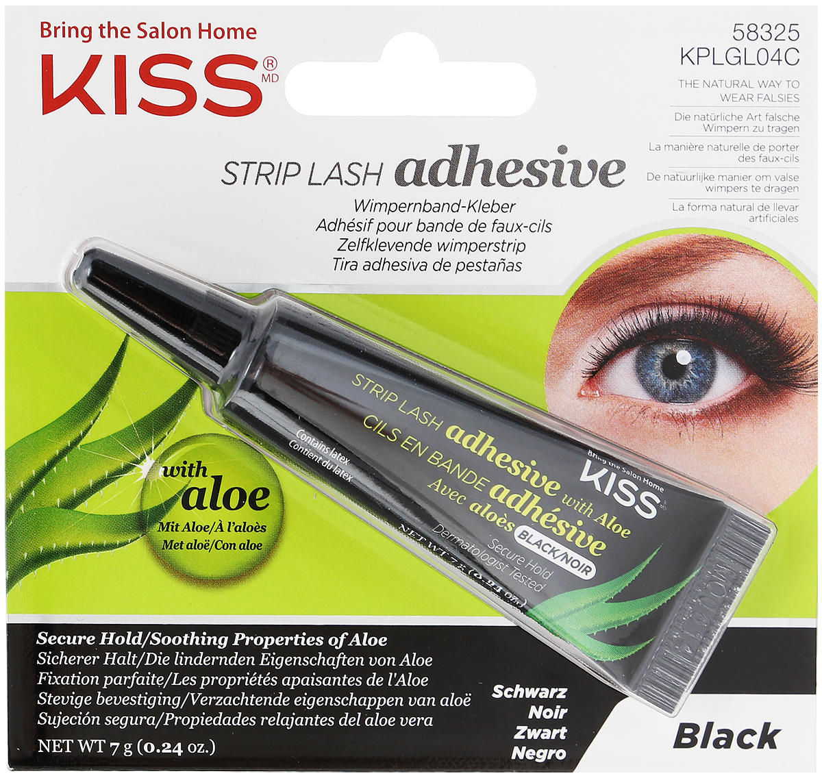 фото Клей для накладных ресниц kiss strip lash adhesive