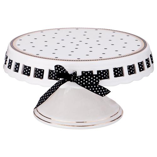 

Тортовница Lefard, 25 см, белый/черный