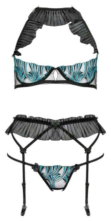 

Комплект Pleasure из 3 предметов черный XXXL Anais, Pleasure