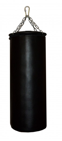 фото Боксерский мешок рокки натуральная кожа 80х33 см черный 25 кг