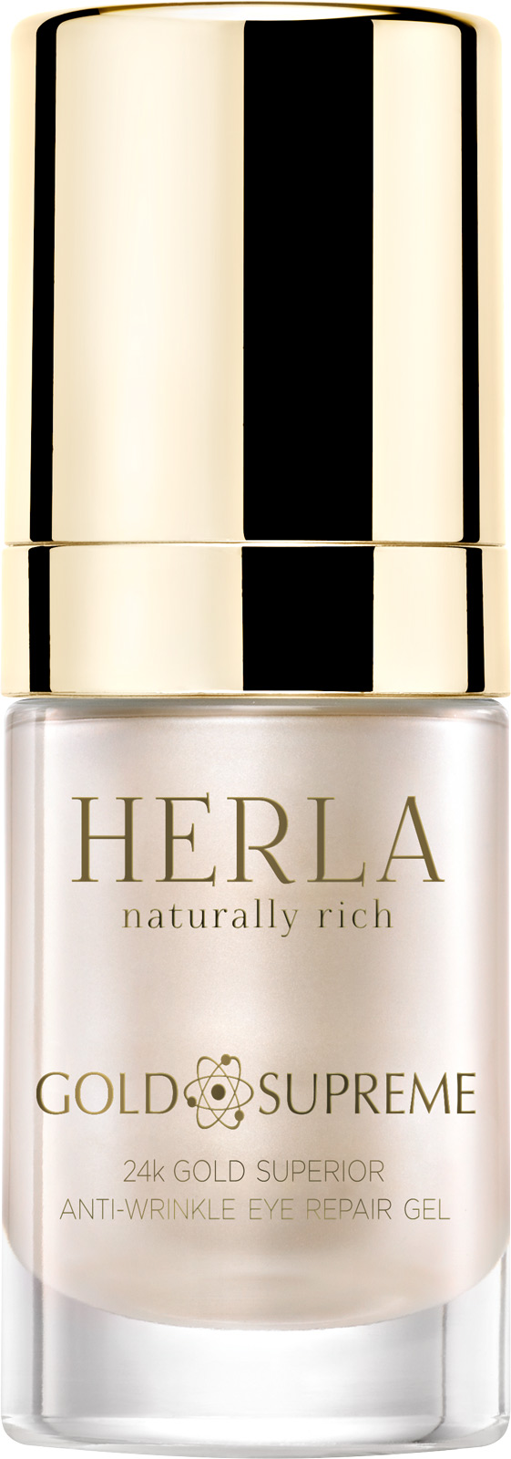 

Гель для глаз HERLA Золото GOLD SUPREME 24k gold superior anti-wrinkle eye repair gel 15мл