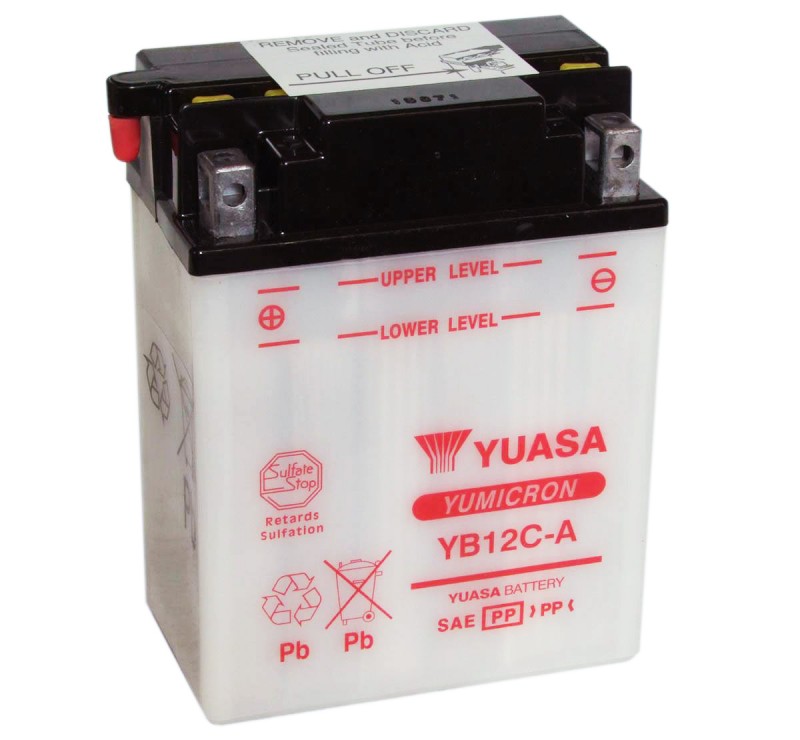 Аккумулятор YUASA YB12C-A (б/э) 1450