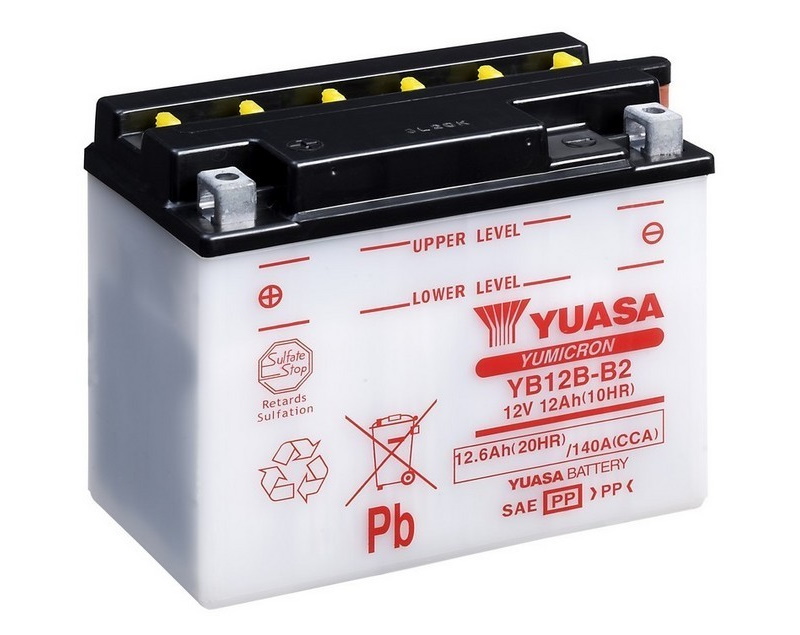 Аккумулятор YUASA YB12B-B2 (б/э) 1449