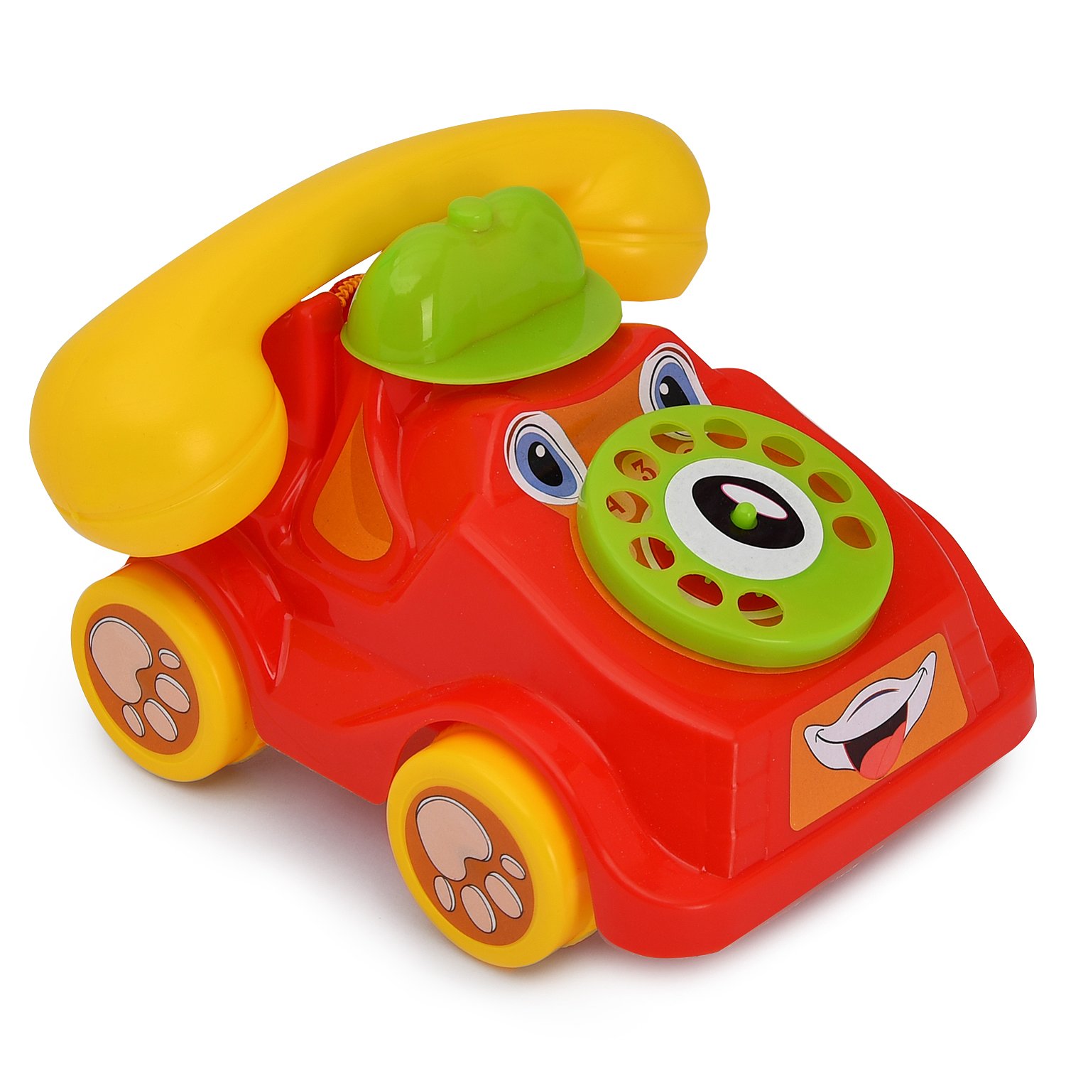 

Весёлый телефон на колёсах 15-5662, Разноцветный