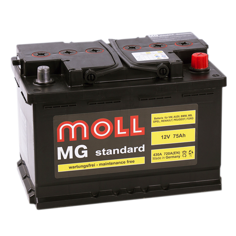 

Аккумулятор MOLL MG 75R 615