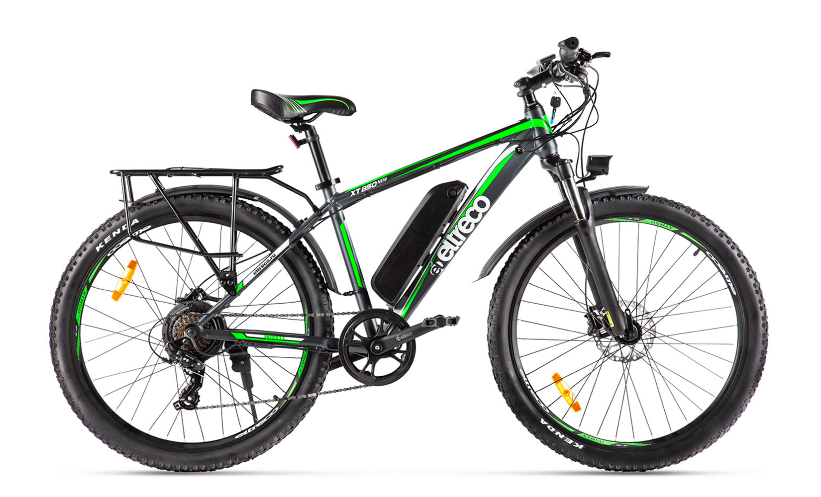 

Электровелосипед Eltreco XT 850 New 2020 19" gray/green, XT 850 New