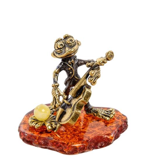 

Фигурка Art East, Лягушка с контрабасом, 4,5 см, Золотистый;оранжевый