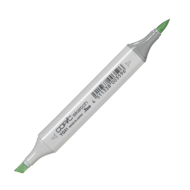 

Маркер спиртовой двусторонний Copic Sketch, YG41 бледно-зеленый кобальт зеленый
