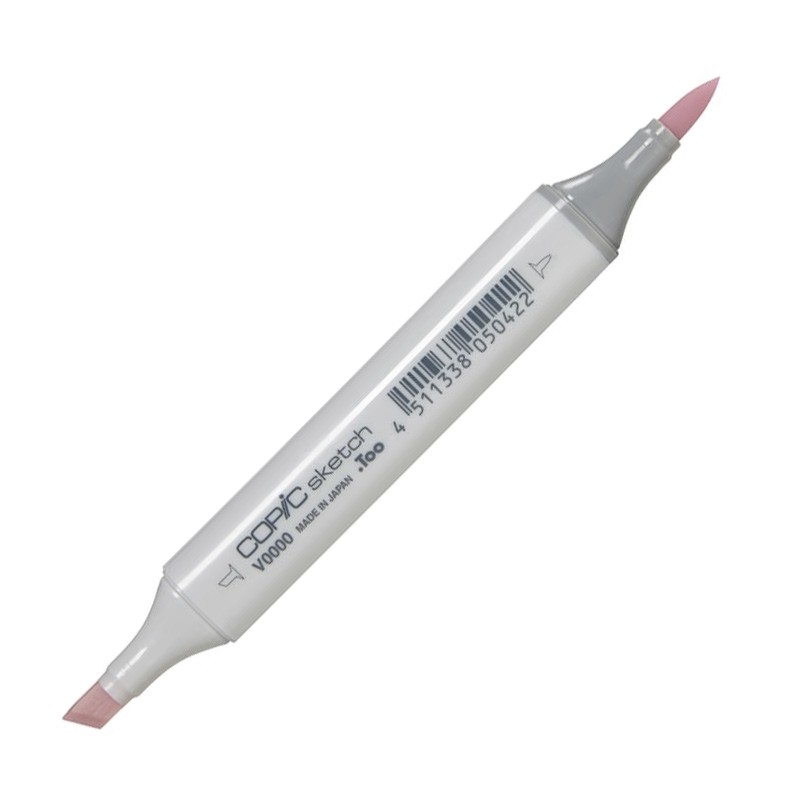

Маркер спиртовой двусторонний Copic Sketch, V0000 розовый кварц розовый; белый