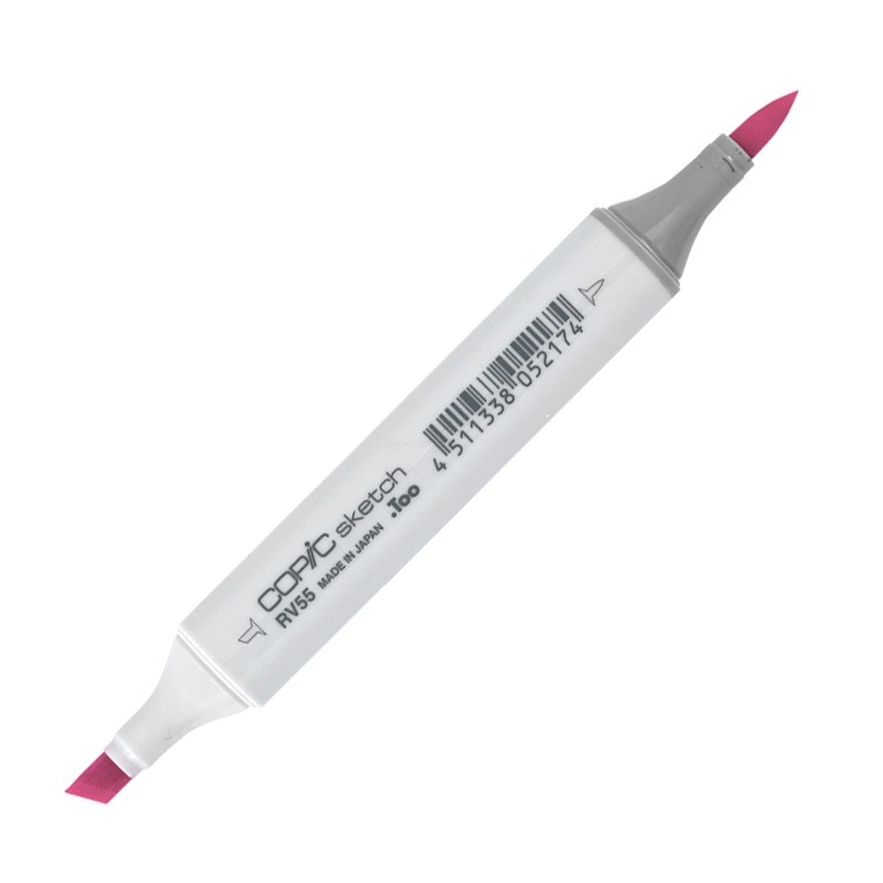 

Маркер спиртовой двусторонний Copic Sketch, RV55 вермилион розовый