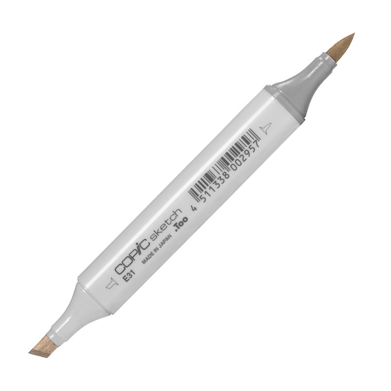 

Маркер спиртовой двусторонний Copic Sketch E31 бежевый кирпичный