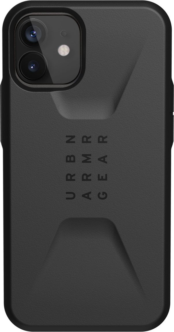 фото Чехол uag civilian (11234d114040) для iphone 12 mini (black)