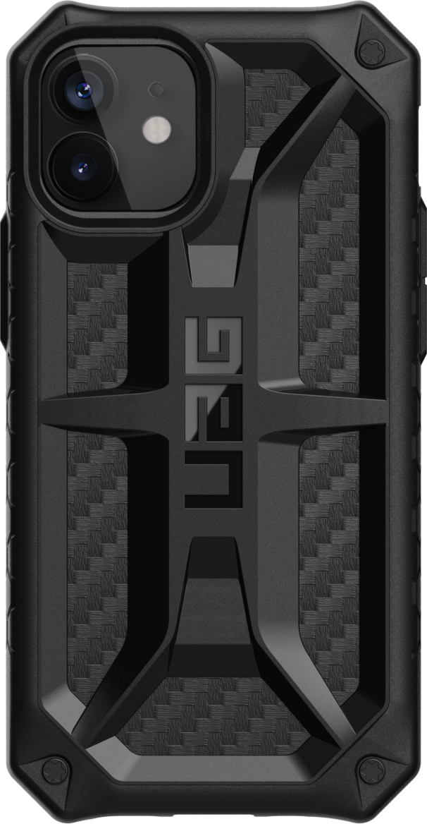 фото Чехол uag monarch (112341114242) для iphone 12 mini (carbon fiber)