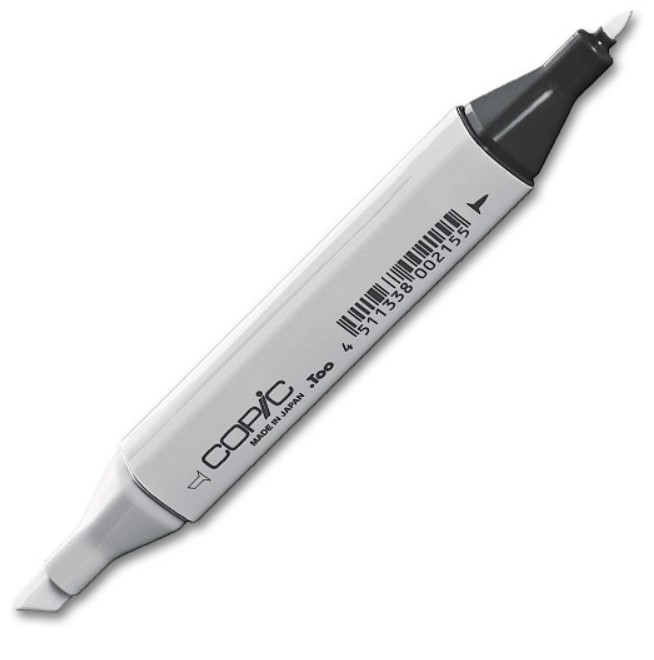 

Маркер спиртовой двусторонний Copic Classic, W3 серый теплый #3 серый