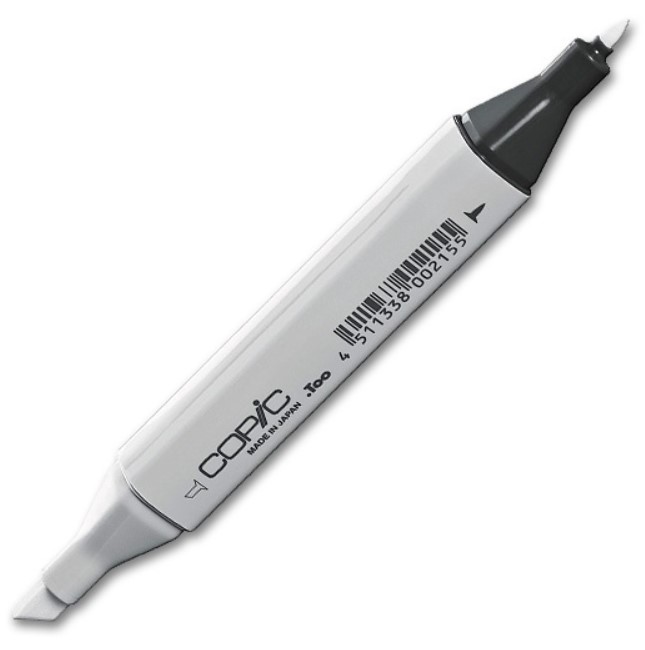 

Маркер спиртовой двусторонний Copic Classic, T4 оттенок серого #4 серый