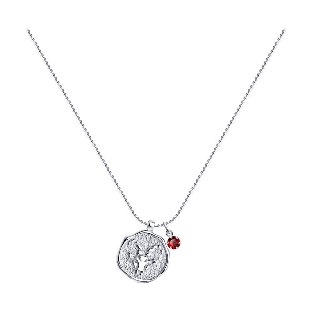 

Колье из серебра с фианитом 40 см SOKOLOV 94070397, 94070397