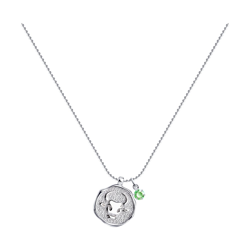 

Колье из серебра с фианитом 40 см SOKOLOV 94070389, 94070389