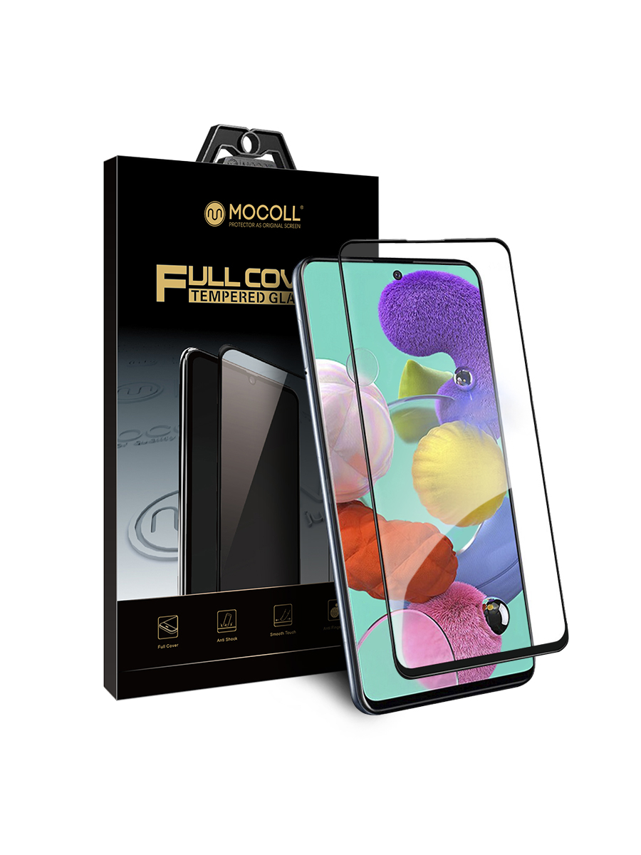 

Защитное стекло MOCOLL 2.5D для Samsung S10 lite / Note10 lite Черное (серия Storm)