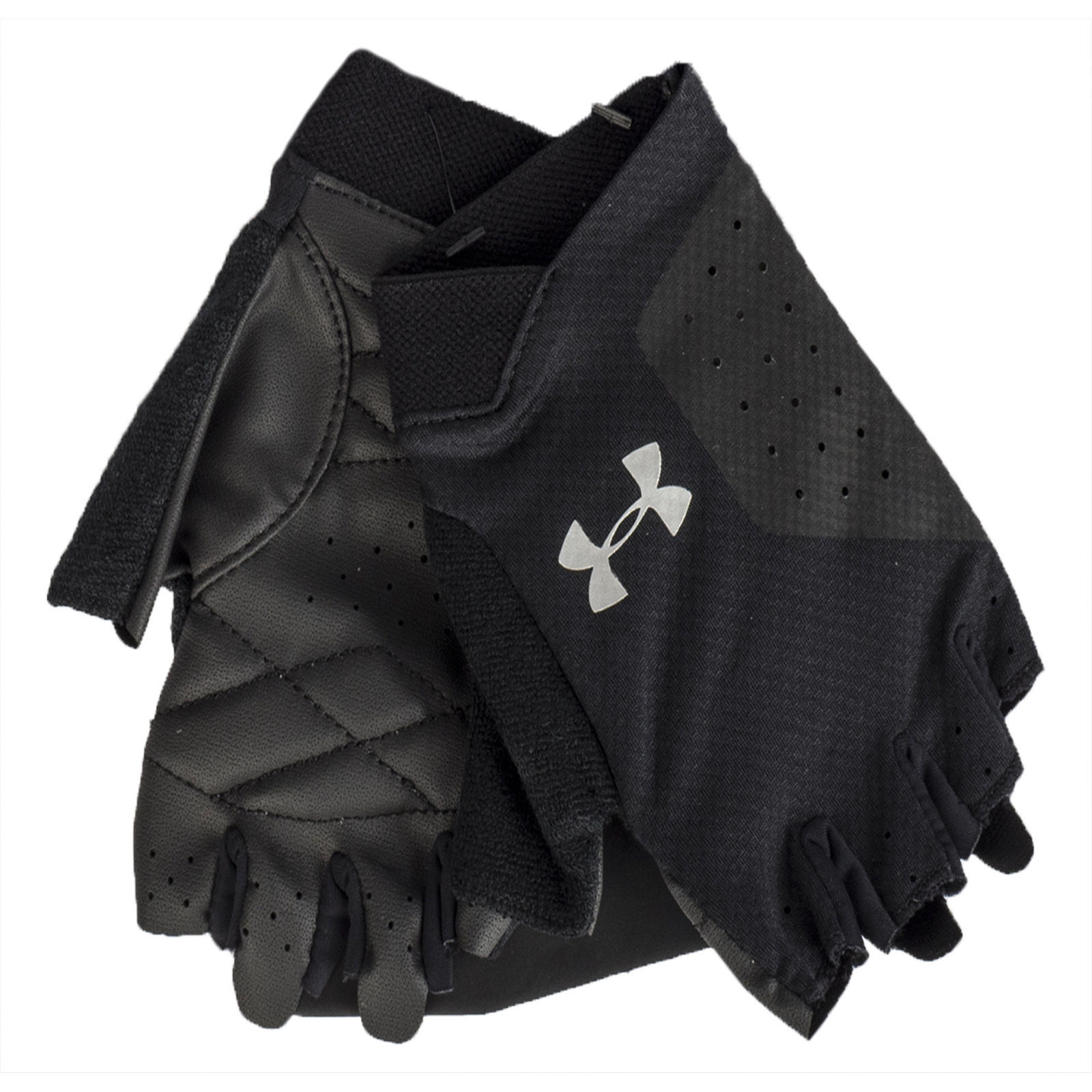 фото Женские перчатки under armour light training 1329326-001 2020, черный, xl (17,8-18,4)