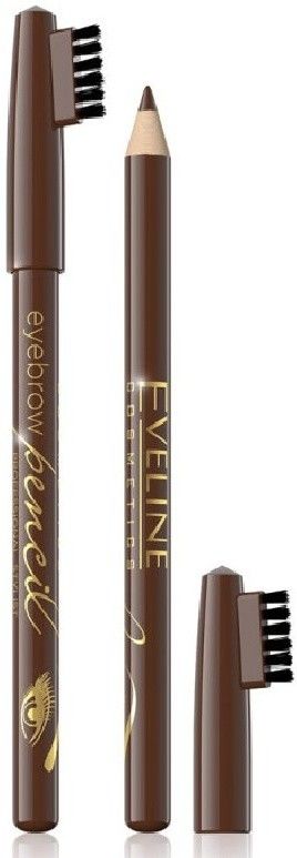 фото Контурный карандаш для бровей eveline eyebrow pencil brown