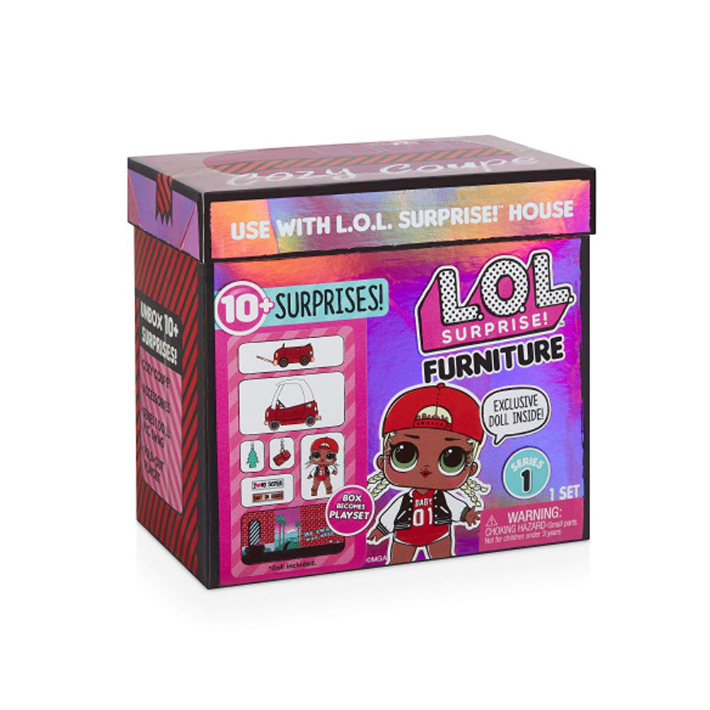 

Кукла L.O.L. Surprise Furniture Cozy Coupe with M.C. Swag 561736