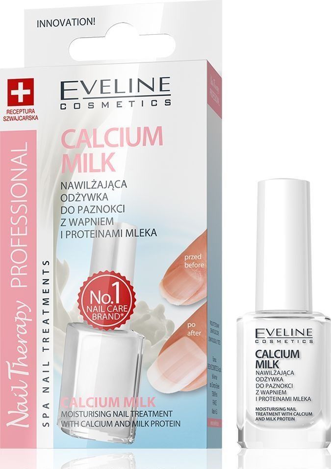 Средство для ухода за ногтями Eveline Nail Therapy Professional Calcium Milk 12 мл