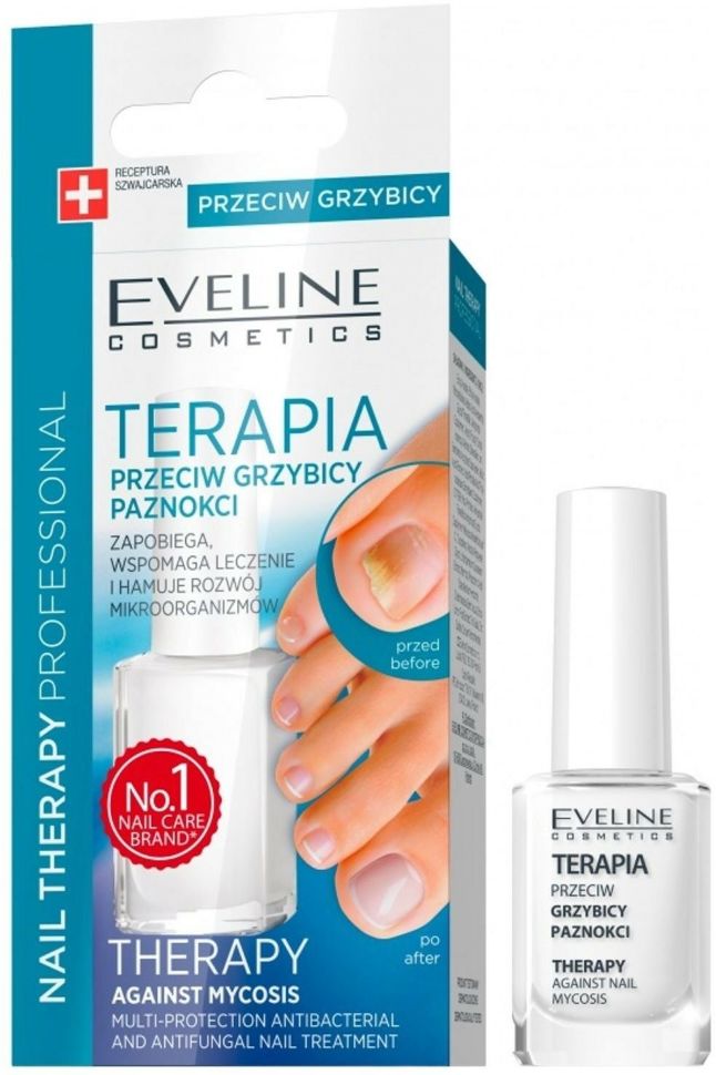 Средство для ногтей антибактериальная терапия Eveline Nail Therapy Professional, 12 мл