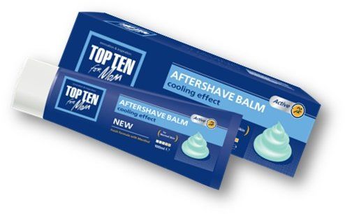

Бальзам после бритья ACTIVE нормальная кожа Top Ten for men, туба 75мл