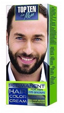 

TOP TEN for men крем-краска для мужчин тон 05 коричневый Rubella, 80 мл