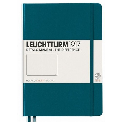 Записная книжка Leuchtturm1917 А5 нелинованная зеленая 3388₽