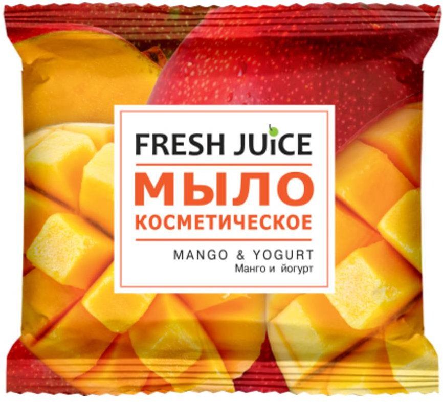 фото Мыло косметическое mango & yogurt fresh juice, 75 г