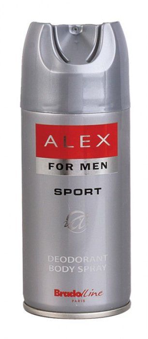 

Дезодорант-спрей для мужчин Sport, BradoLine Paris ALEX, 150 мл