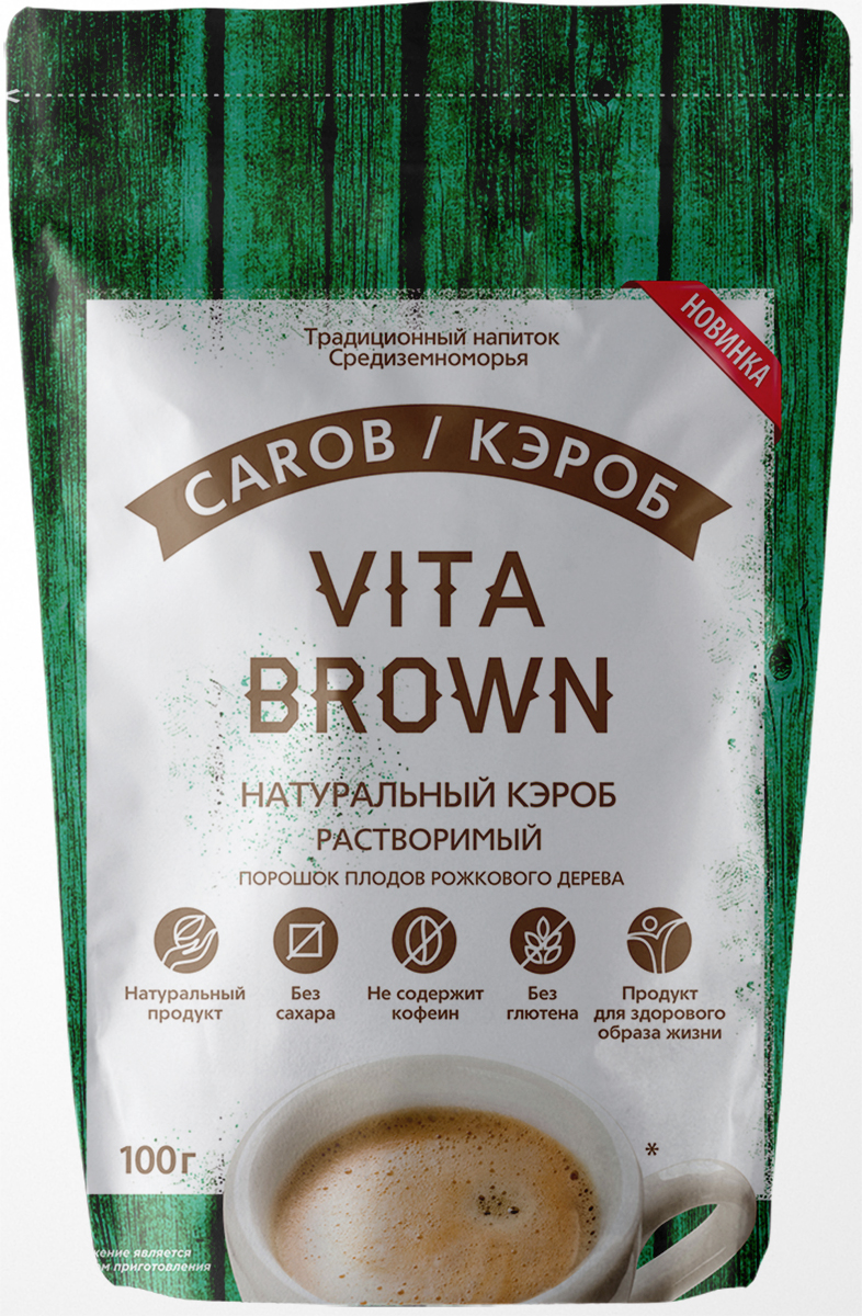 фото Суперфуд vita brown кэроб порошок 100 г