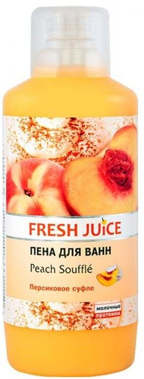 фото Пена для ванн fresh juice peach souffle 1000 мл